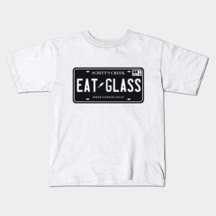 Eat Glass License Plate Kids T-Shirt